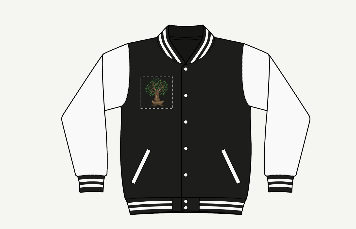 Unisex Heavyweight Letterman Jacket with Unique Graphic Design, Ideal for Casual Wear and Sporty Outfits, Great for Fall and Winter